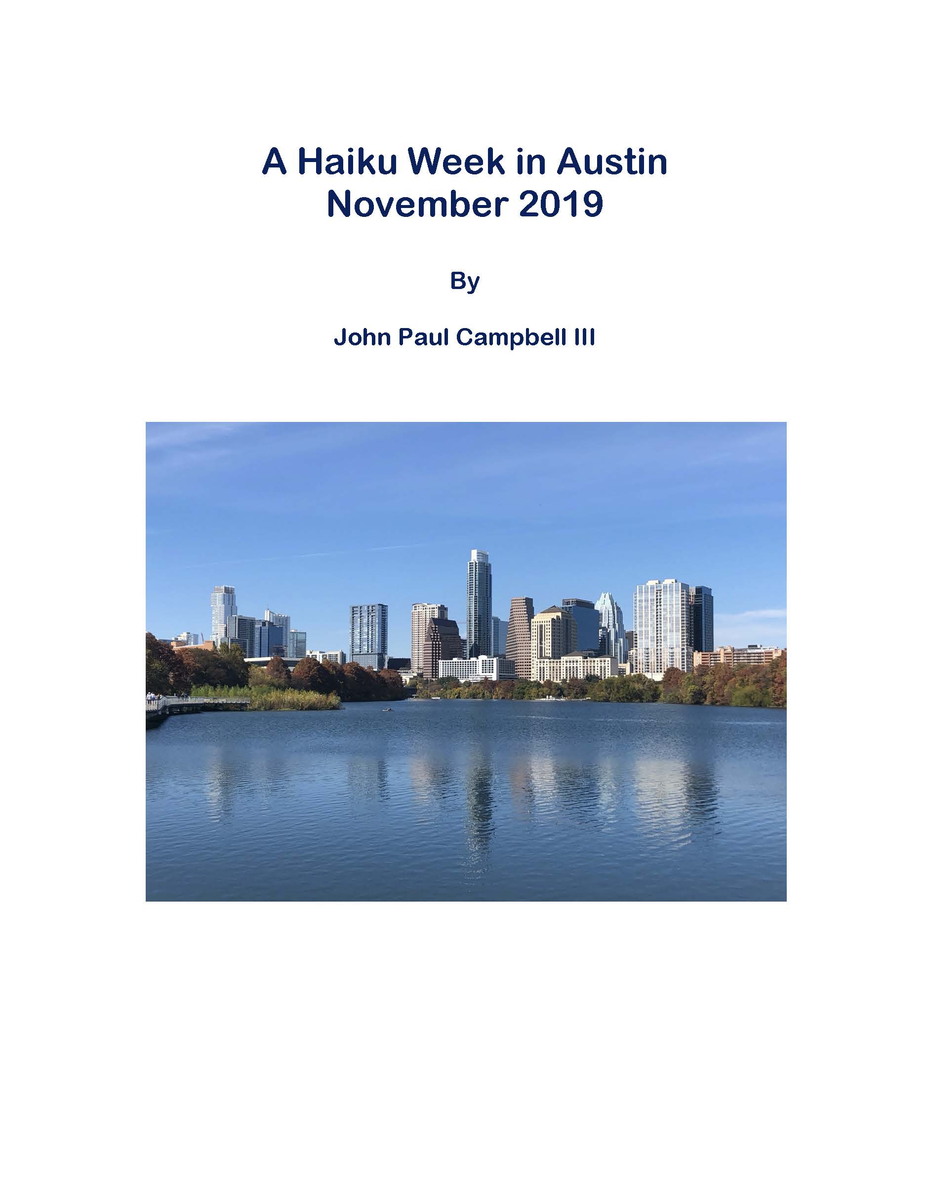 Austin November 2019 Haiku 1